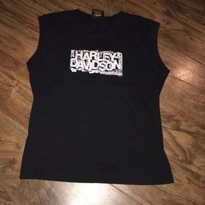 Harley Davidson sleeveless top
